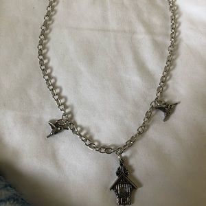 bird house necklaces